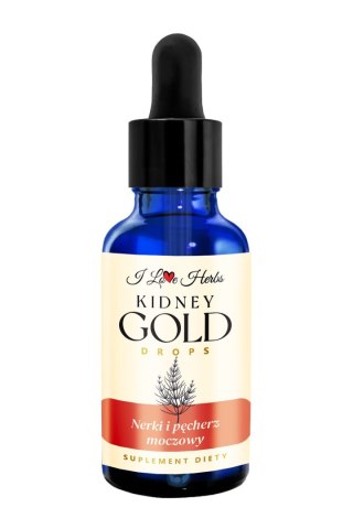 I Love Herbs I LOVE HERRBS - KIDNEY Gold Drops NERKI I PĘCHERZ MOCZOWY (50 ml)