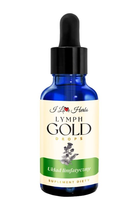 I Love Herbs I LOVE HERRBS - LYMPH Gold Drops UKŁAD LIMFATYCZNY (50 ml)
