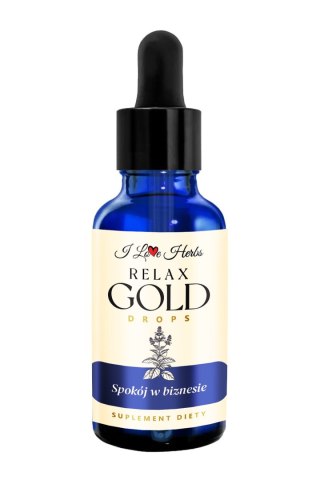 I Love Herbs I LOVE HERRBS - RELAX Gold Drops SPOKÓJ W BIZNESIE (50 ml)