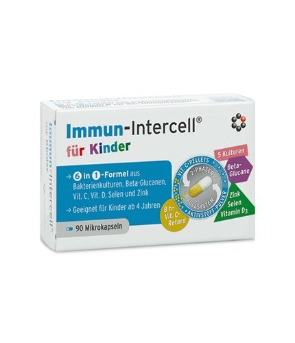 Intercell Pharma INTERCELL PHARMA Immun-Intercell dla dzieci (90 kaps.)