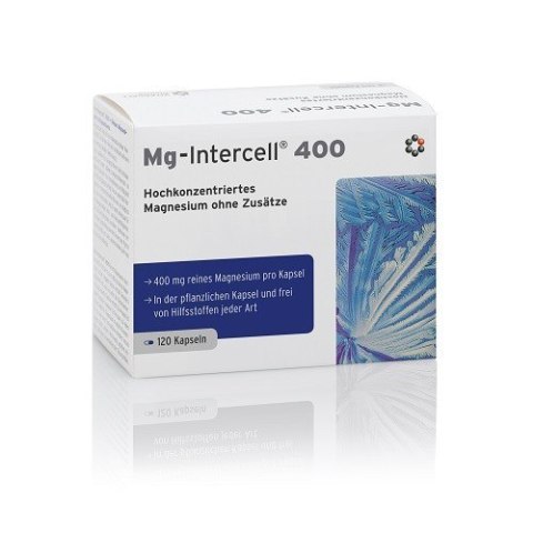 Intercell Pharma INTERCELL PHARMA Magnez Mg-Intercell 400 (120 kaps.)