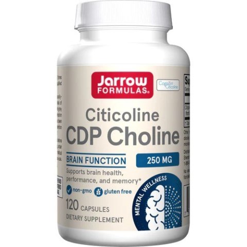 Jarrow Formulas JARROW FORMULAS Citicoline CDP Choline - CDP Cholina - Cytykolina 250 mg (120 kaps.)