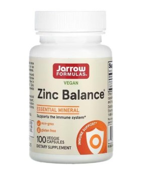 Jarrow Formulas JARROW FORMULAS Cynk + Miedź - Zinc Balance (100 kaps.)