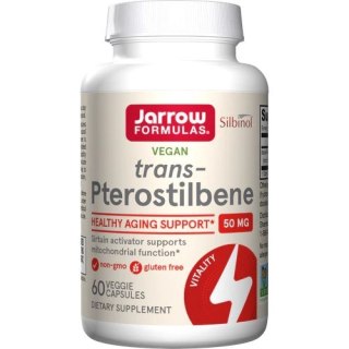 Jarrow Formulas JARROW FORMULAS Dimetylo Resweratrol - Trans-Pterostilbeny (60 kaps.)