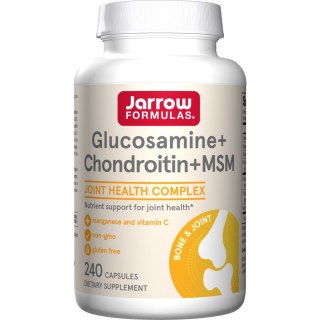 Jarrow Formulas JARROW FORMULAS Glukozamina, Chondroityna i MSM (240 kaps.)
