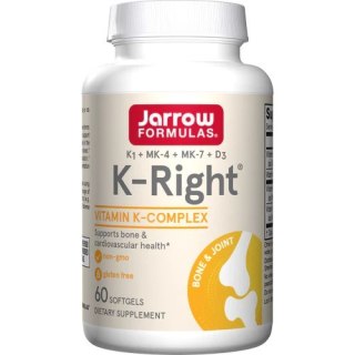Jarrow Formulas JARROW FORMULAS K-Right - kompleks Witamin K (60 kaps.)