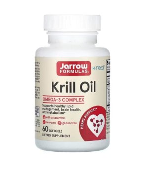 Jarrow Formulas JARROW FORMULAS Olej z kryla - Krill Oil 600 mg (60 kaps.)