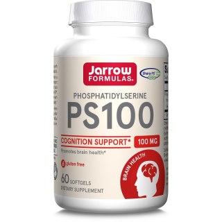 Jarrow Formulas JARROW FORMULAS PS100 - Fosfatydyloseryna 100 mg Soy-Free (60 kaps.)
