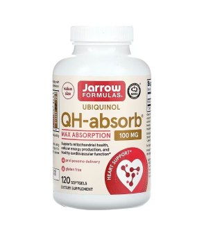 Jarrow Formulas JARROW FORMULAS Ubiquinol QH-absorb 100 mg (120 kaps.)