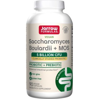 Jarrow Formulas JARROW FORMULAS Vegan Saccharomyces Boulardii + MOS (90 kaps.)