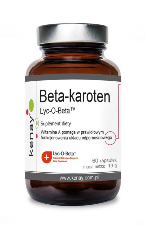 Kenay KENAY Beta karoten (Prowitamina A) Lyc-O-Beta (60 kaps.)