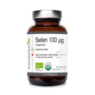 Kenay KENAY EKO Selen organiczny 100 mcg (60 kaps.)
