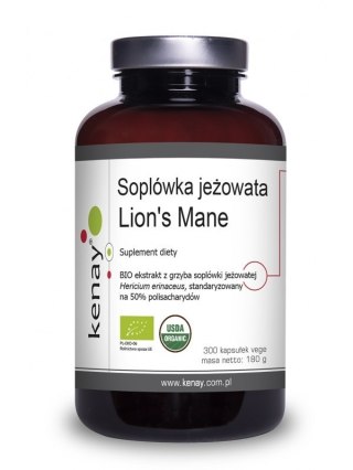 Kenay KENAY EKO Soplówka Jeżowata - Lion's Mane (300 kaps.)