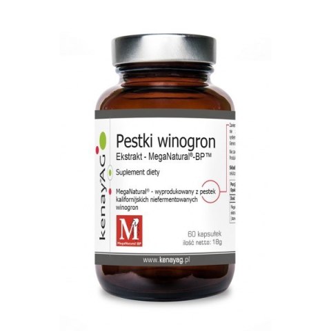 Kenay KENAY Ekstrakt z pestek winogron (60 kaps.)