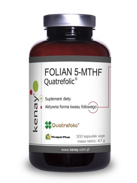 Kenay KENAY Folian 5-MTHF Quatrefolic (300 kaps.)