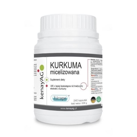 Kenay KENAY Micelizowana Kurkuma (240 kaps.)