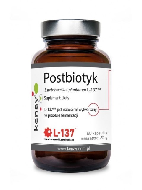 Kenay KENAY Postbiotyk Lactobacillus plantarum L-137 (60 kaps.)