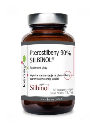 Kenay KENAY Pterostilbeny 90% Silbinol (60 kaps.)