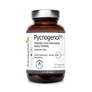 Kenay KENAY Pycnogenol 100 mg - Ekstrakt z kory francuskiej sosny morskiej (30 kaps.)