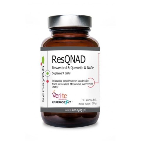 Kenay KENAY ResQNAD Resveratrol Quercetin NAD+ (60 kaps.)