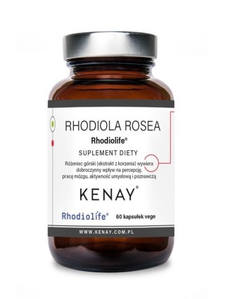 Kenay KENAY Rhodiola rosea Rhodiolife - Różeniec górski (60 kaps.)