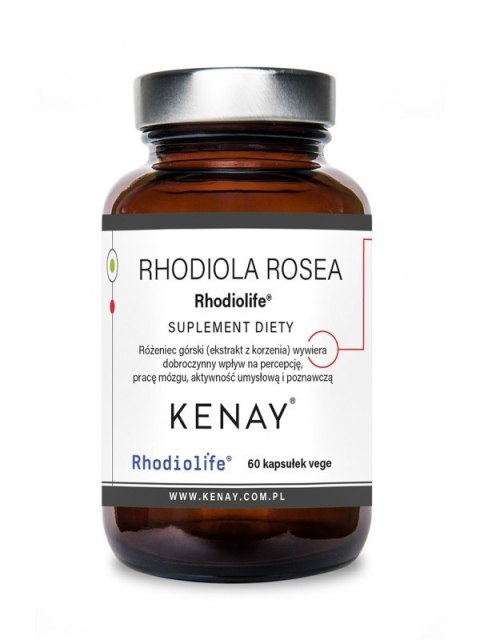 Kenay KENAY Rhodiola rosea Rhodiolife - Różeniec górski (60 kaps.)