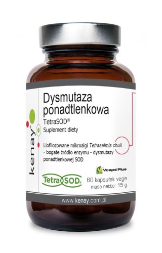 Kenay KENAY SOD 750 IU - Dysmutaza ponadtlenkowa TetraSOD (60 kaps.)