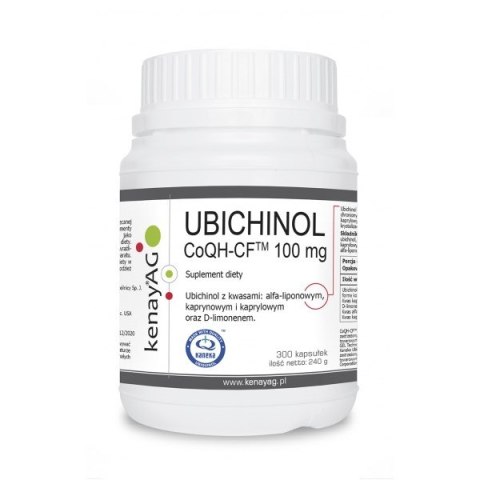 Kenay KENAY Ubichinol COQH-CF 100 mg (300 kaps.)
