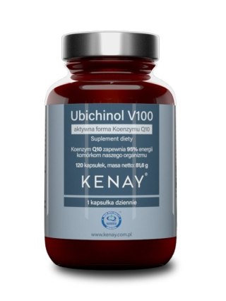 Kenay KENAY Ubichinol Koenzym Q10 V100 (120 kaps.)