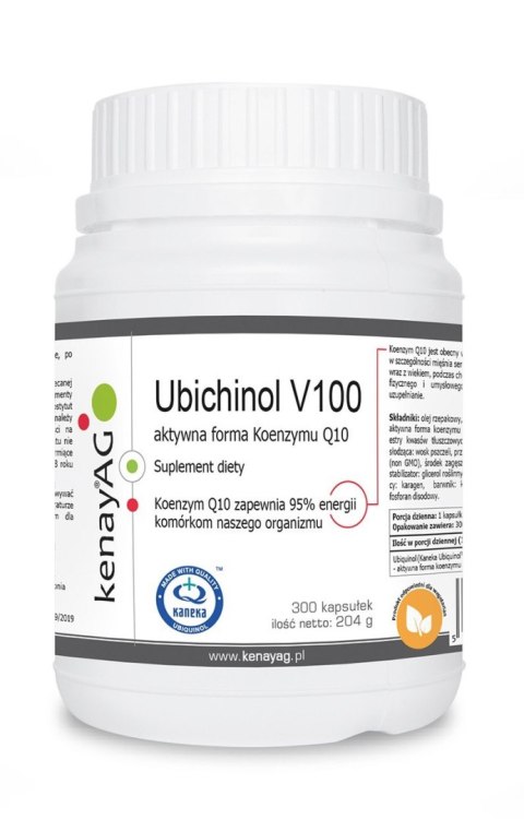 Kenay KENAY Ubichinol Koenzym Q10 V100 (300 kaps.)