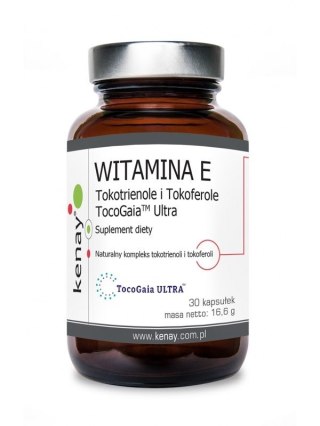 Kenay KENAY Witamina E Tokotrienole i Tokoferole TocoGaia Ultra (30 kaps.)
