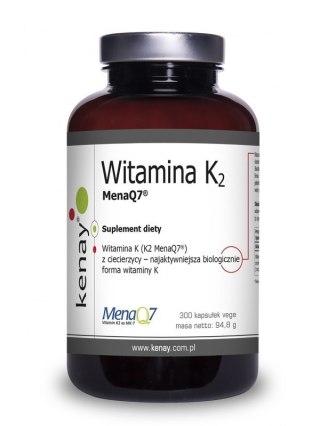 Kenay KENAY Witamina K2 Mena Q7 (300 kaps.)