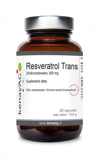 Kenay KENAY Zmikronizowany Resveratrol 100 mg (60 kaps.)