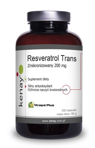 Kenay KENAY Zmikronizowany Resveratrol 200 mg (300 kaps.)