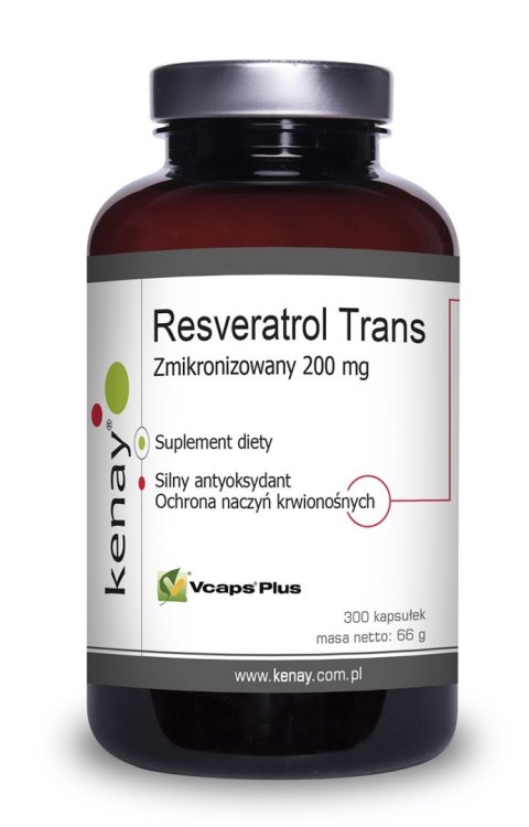 Kenay KENAY Zmikronizowany Resveratrol 200 mg (300 kaps.)