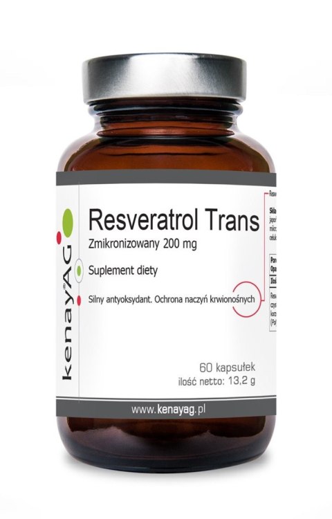 Kenay KENAY Zmikronizowany Resveratrol 200 mg (60 kaps.)