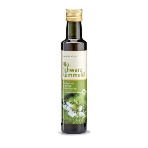 Krauterhaus Sanct Bernhard KRAUTERHAUS SANCT BERNHARD BIO olej z czarnuszki siewnej (250 ml)