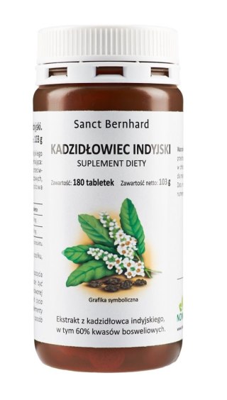 Krauterhaus Sanct Bernhard KRAUTERHAUS SANCT BERNHARD Kadzidłowiec indyjski (180 tabl.)