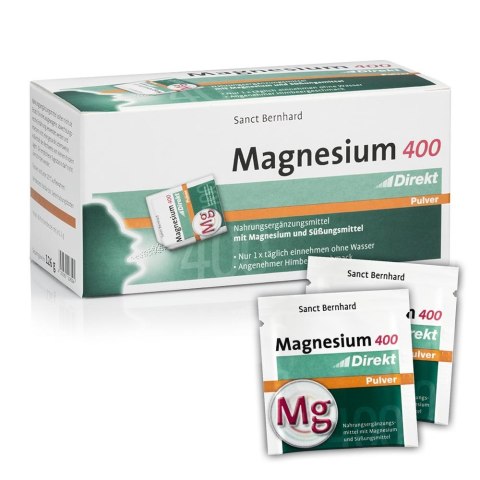 Krauterhaus Sanct Bernhard KRAUTERHAUS SANCT BERNHARD Magnesium 400 Direkt saszetki 2,1 g (60 szt.)