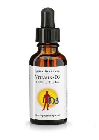 Krauterhaus Sanct Bernhard KRAUTERHAUS SANCT BERNHARD Witamina D3 1000 IU w kroplach (30 ml)