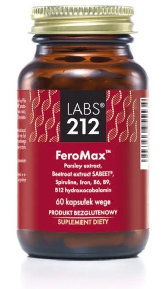 Labs212 LABS212 FeroMax - Żelazo i Ferrytyna (60 kaps.)