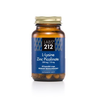 Labs212 LABS212 L-Lysine Zinc Picolinate (45 kaps.)
