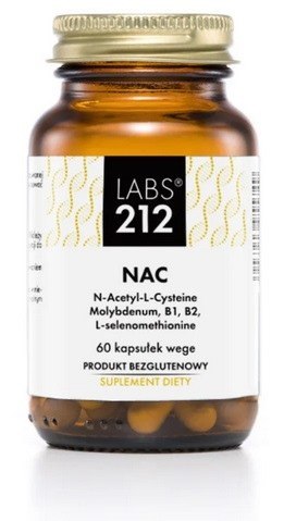 Labs212 LABS212 NAC - N-Acetylo-L-Cysteina 300 mg (60 kaps.)