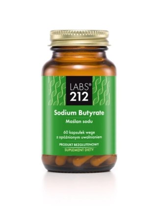 Labs212 LABS212 Sodium Butyrate - Maślan sodu (60 kaps.)