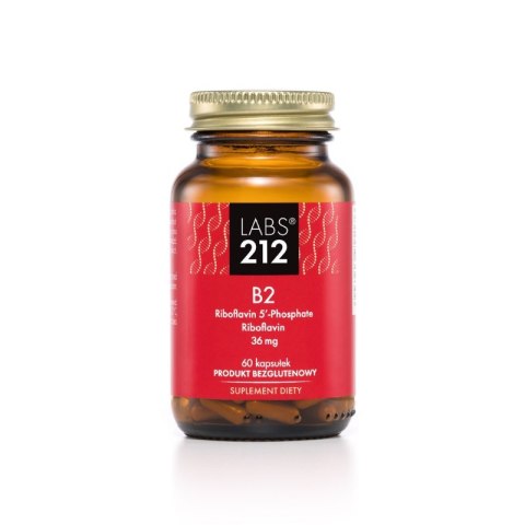 Labs212 LABS212 Vitamin B2 Riboflavin 5'-Phosphate + Riboflavin (60 kaps.)