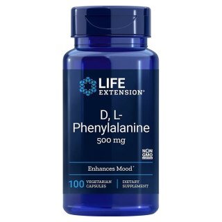 Life Extension LIFE EXTENSION D, L-Phenylalanine - D-Fenyloalanina + L-Fenyloalanina (100 kaps.)