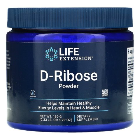 Life Extension LIFE EXTENSION D-Ribose - D-Ryboza (150 g)