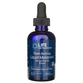 Life Extension LIFE EXTENSION Fast-Acting Liquid Melatonin Citrus-Vanilla Flavour (59 ml)