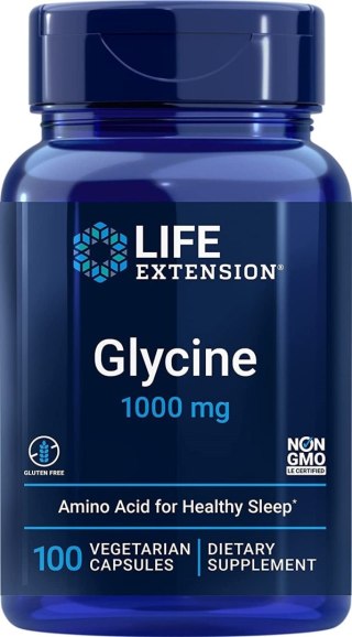 Life Extension LIFE EXTENSION Glycine - Glicyna (100 kaps.)