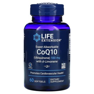 Life Extension LIFE EXTENSION Koenzym Q10 Ubichinon 100 mg + D-Limonen 100 mg (60 kaps.)